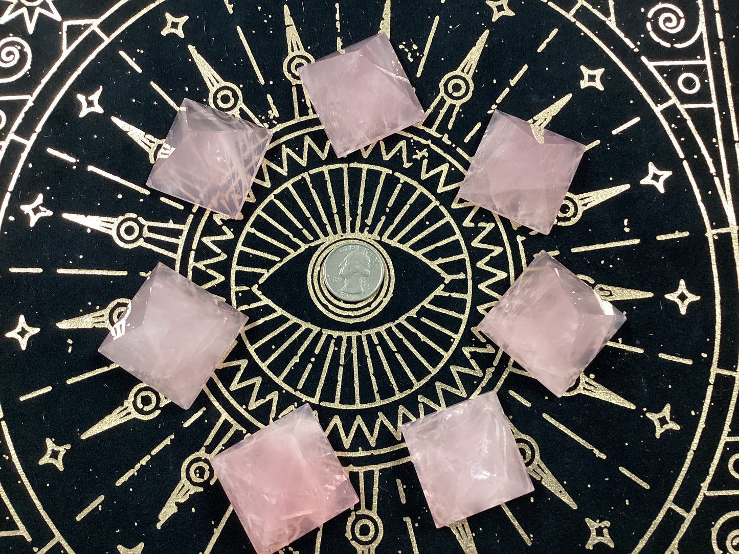 Rose Quartz Pyramid