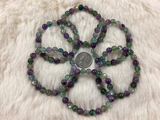 Elastic Bracelets - Crown Chakra