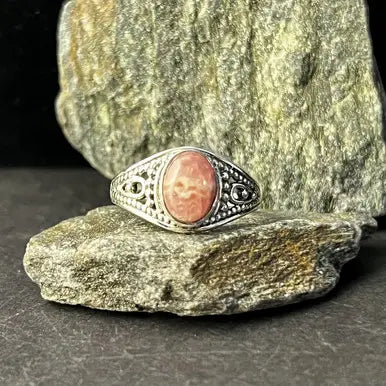 Rhodochrosite Class Ring