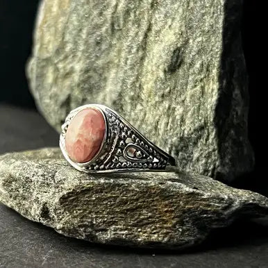 Rhodochrosite Class Ring