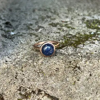 Sapphire Ring - Rose Gold