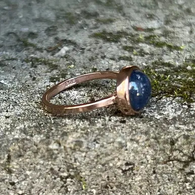 Sapphire Ring - Rose Gold