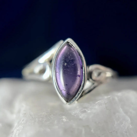 Amethyst Wave Ring