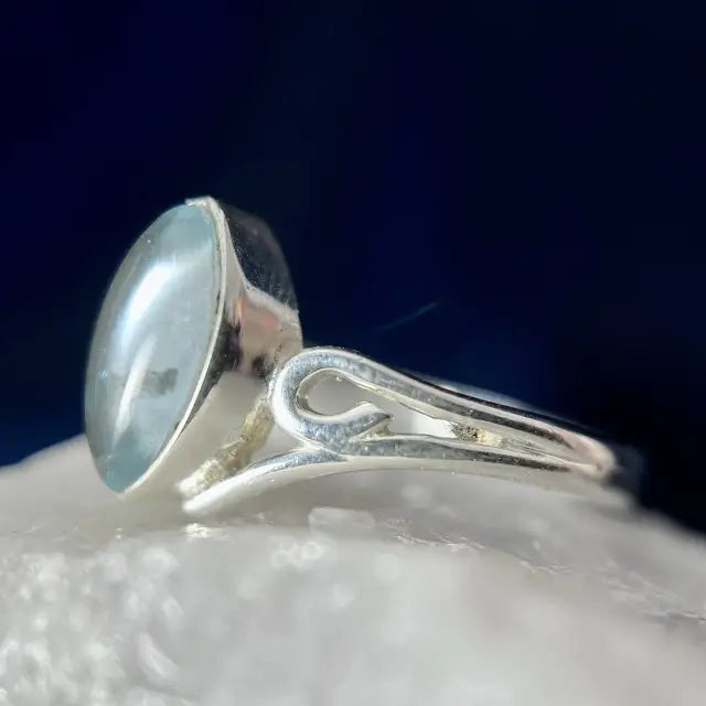 Blue Topaz Wave Ring