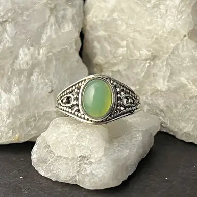 Chrysoprase Class Ring