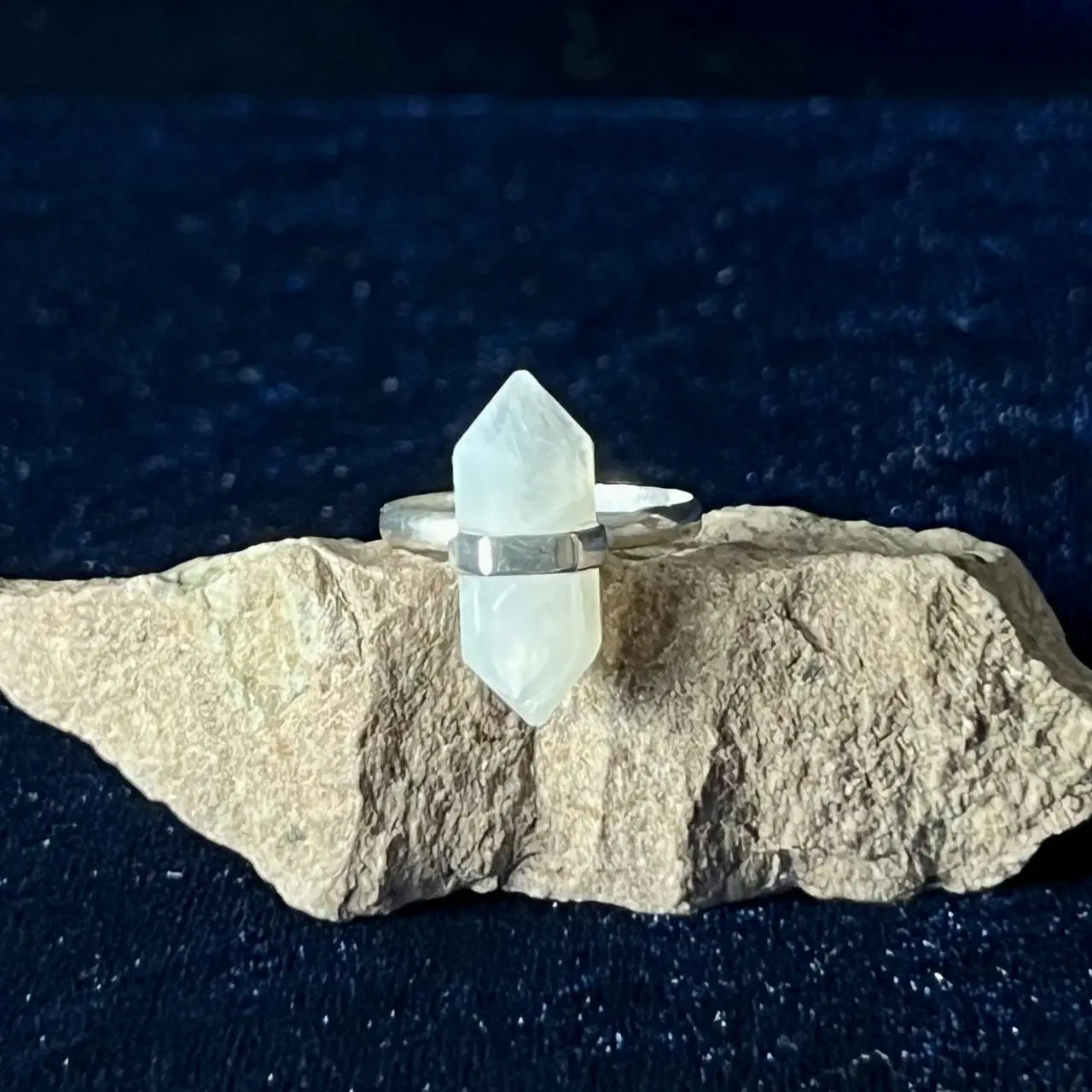 Moonstone Pencil Ring