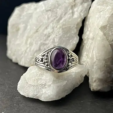 Amethyst Class Ring