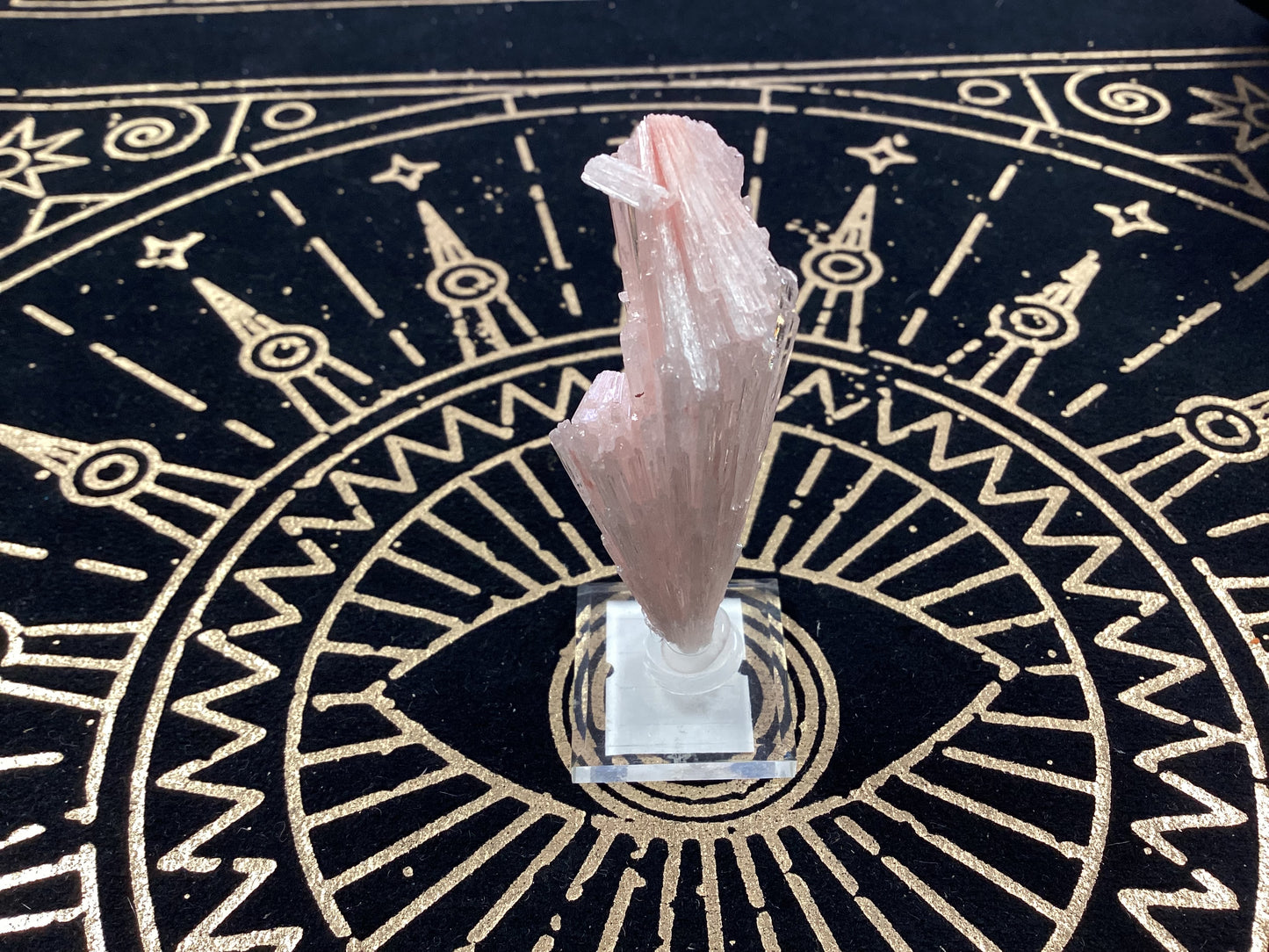 Pink Scolecite Mineral Specimen