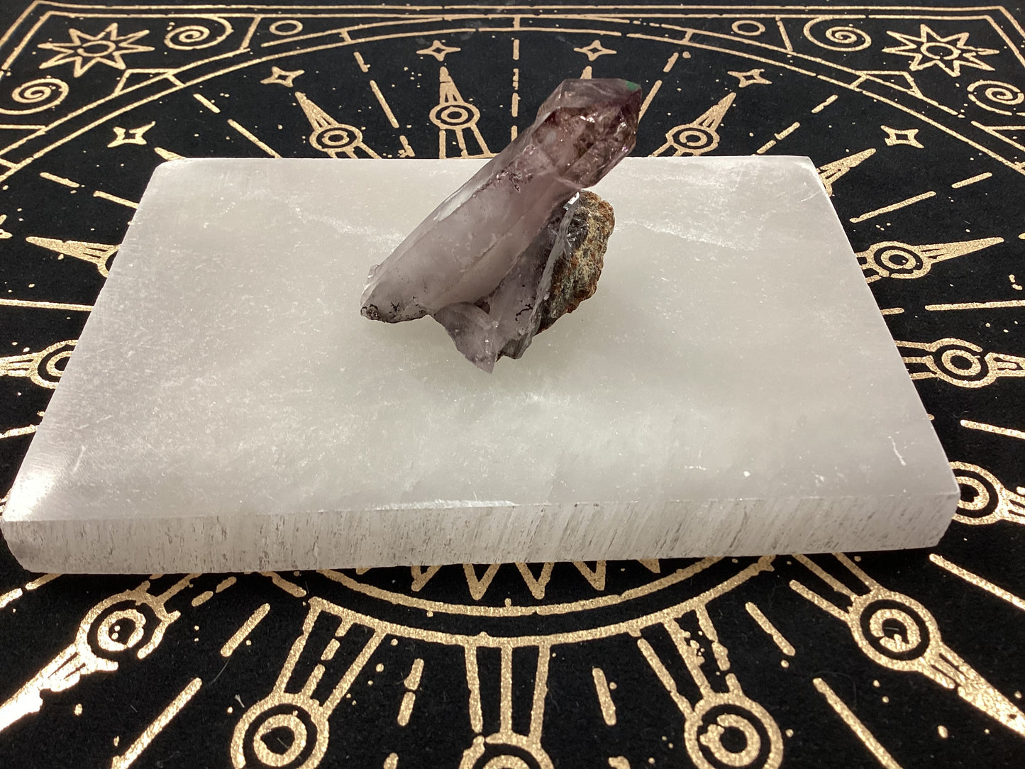 Smoky Amethyst Quartz Mineral Specimen