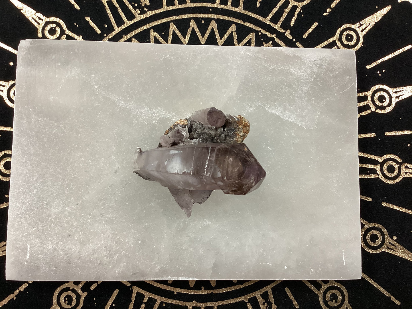 Smoky Amethyst Quartz Mineral Specimen