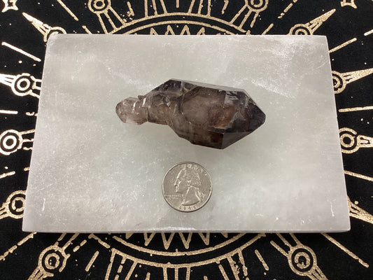 Smoky Amethyst Quartz Scepter Mineral Specimen