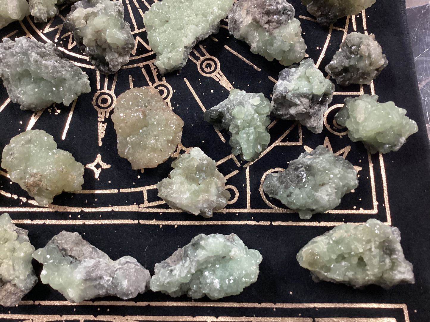 Prehnite Mineral Clusters