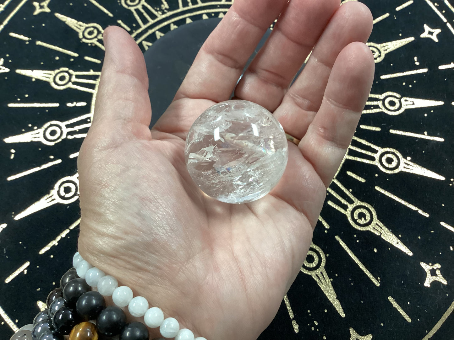 Clear Quartz Sphere - 5”