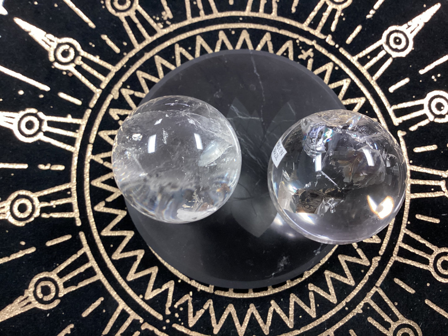 Clear Quartz Spheres - 5.5”