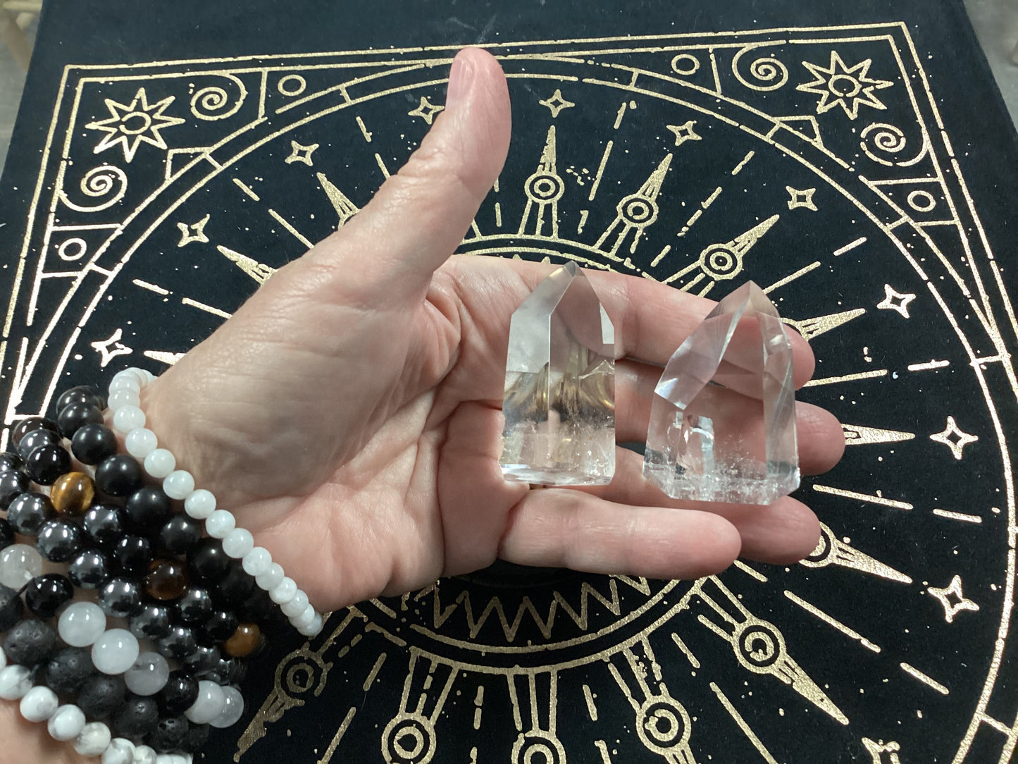 Clear Quartz Obelisk Tower Points - 2”