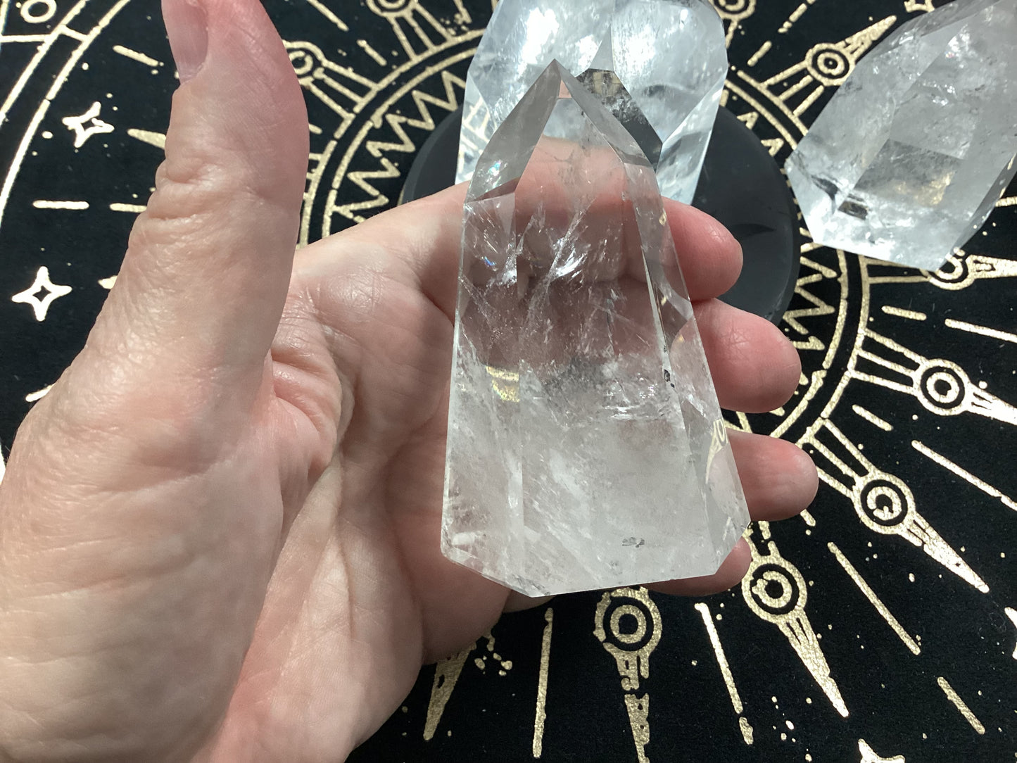 Clear Quartz Obelisk Tower Points - 3”