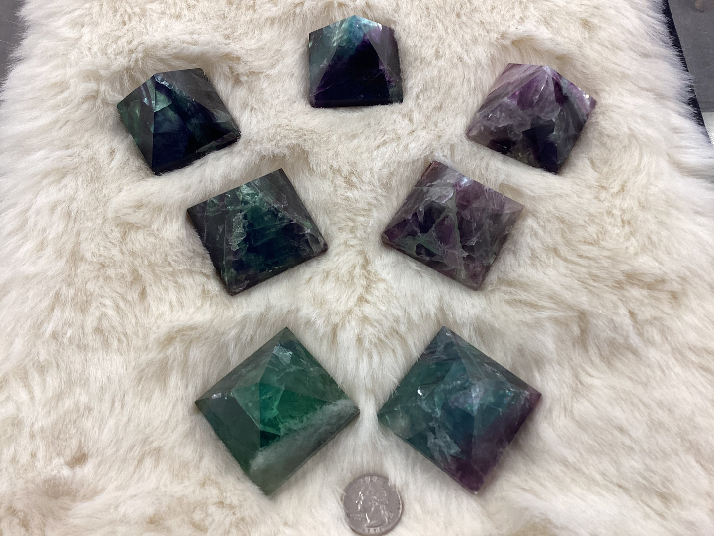 Fluorite Pyramids