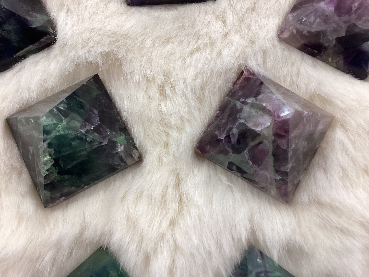 Fluorite Pyramids