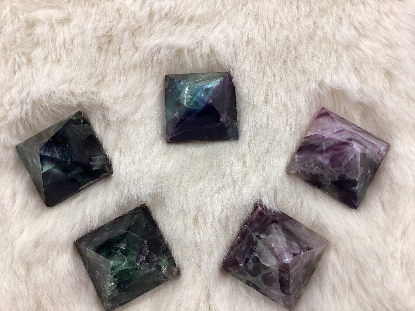 Fluorite Pyramids