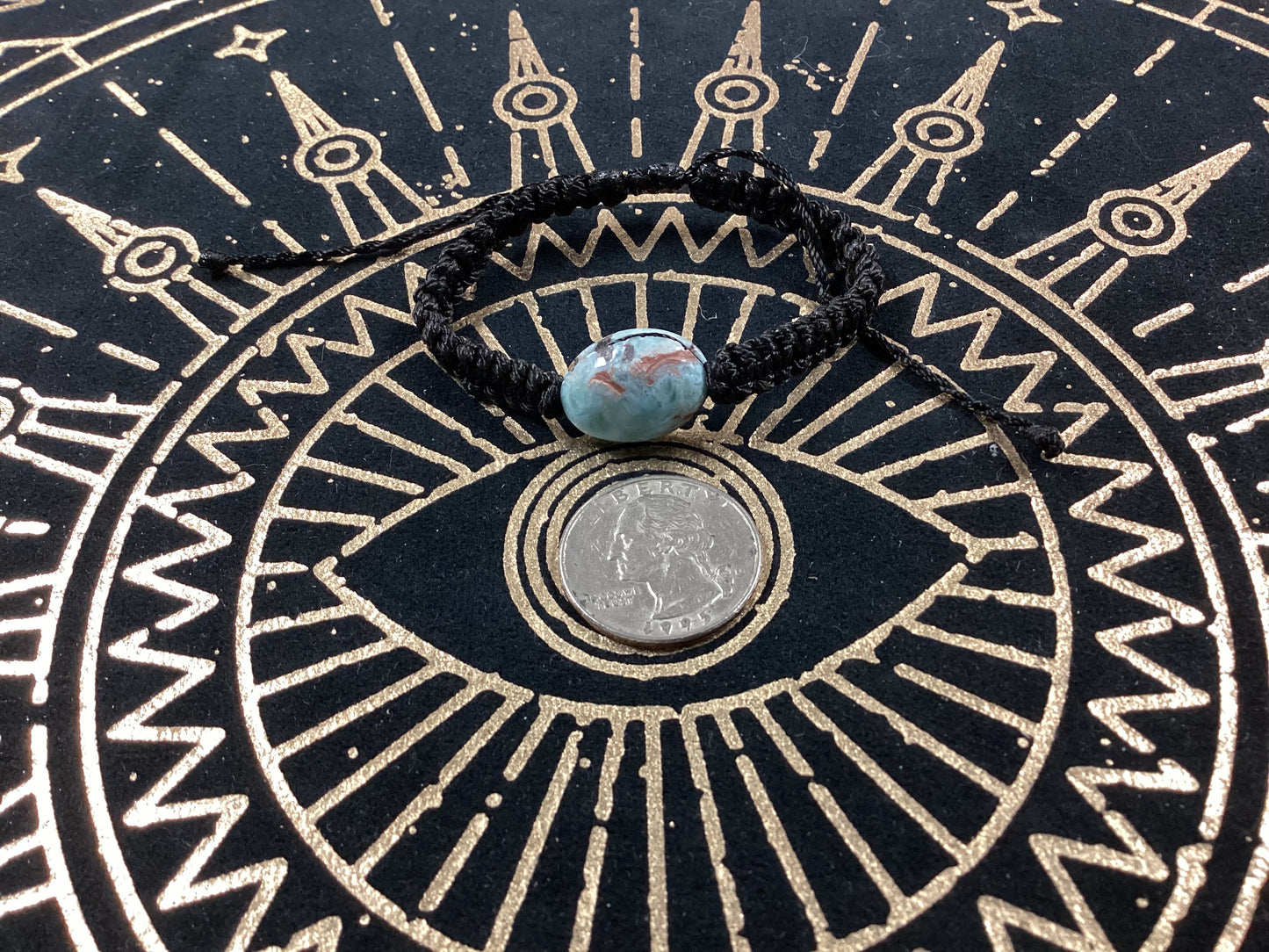 Larimar Braided Bracelet