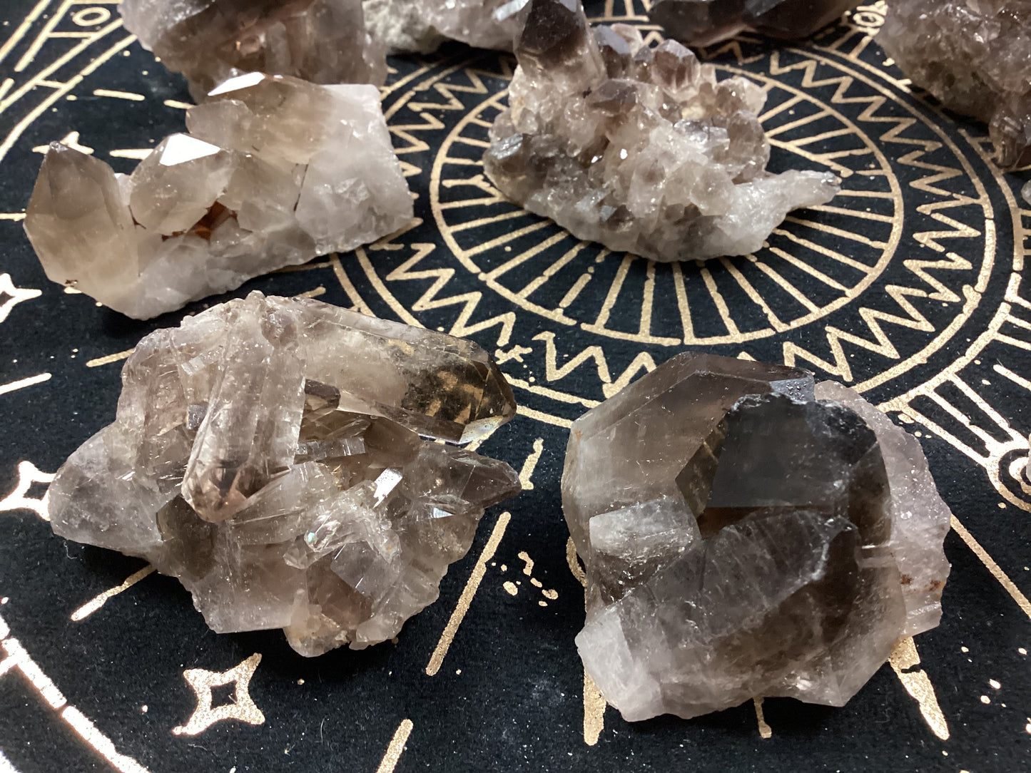 Smoky Quartz Raw Clusters - Large