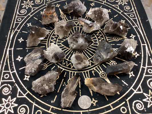 Smoky Quartz Raw Clusters - Medium