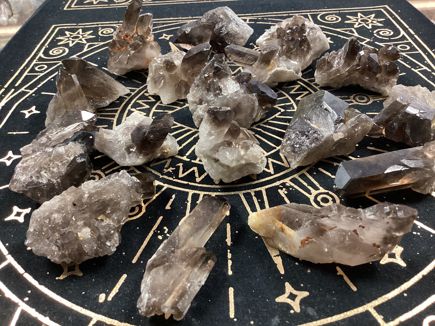 Smoky Quartz Raw Clusters - Medium