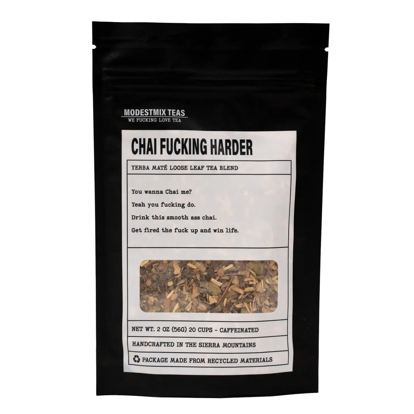 Chai F*cking Harder Yerba Mate Loose Leaf Tea Blend