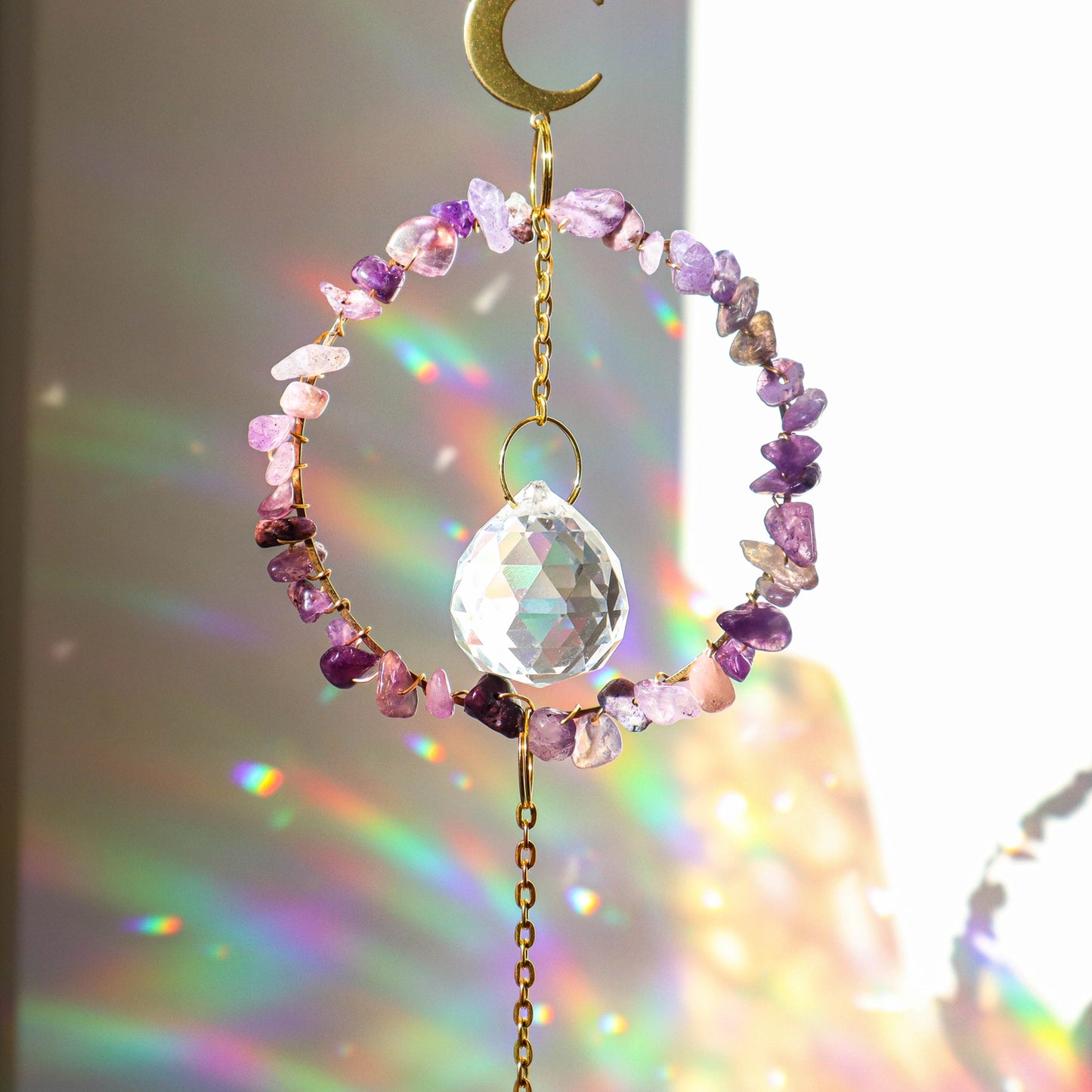 Gemstones Suncatcher - Amethyst