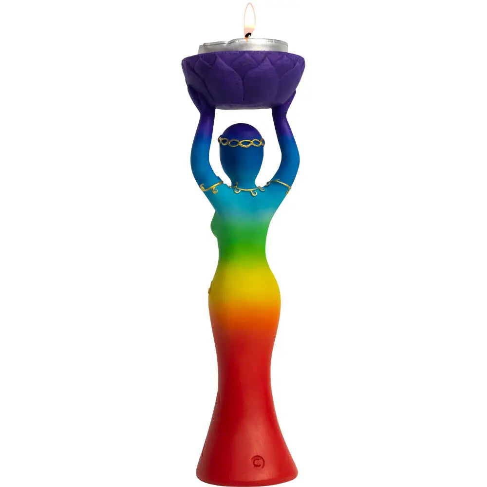 Chakras Goddess Tealight Holder