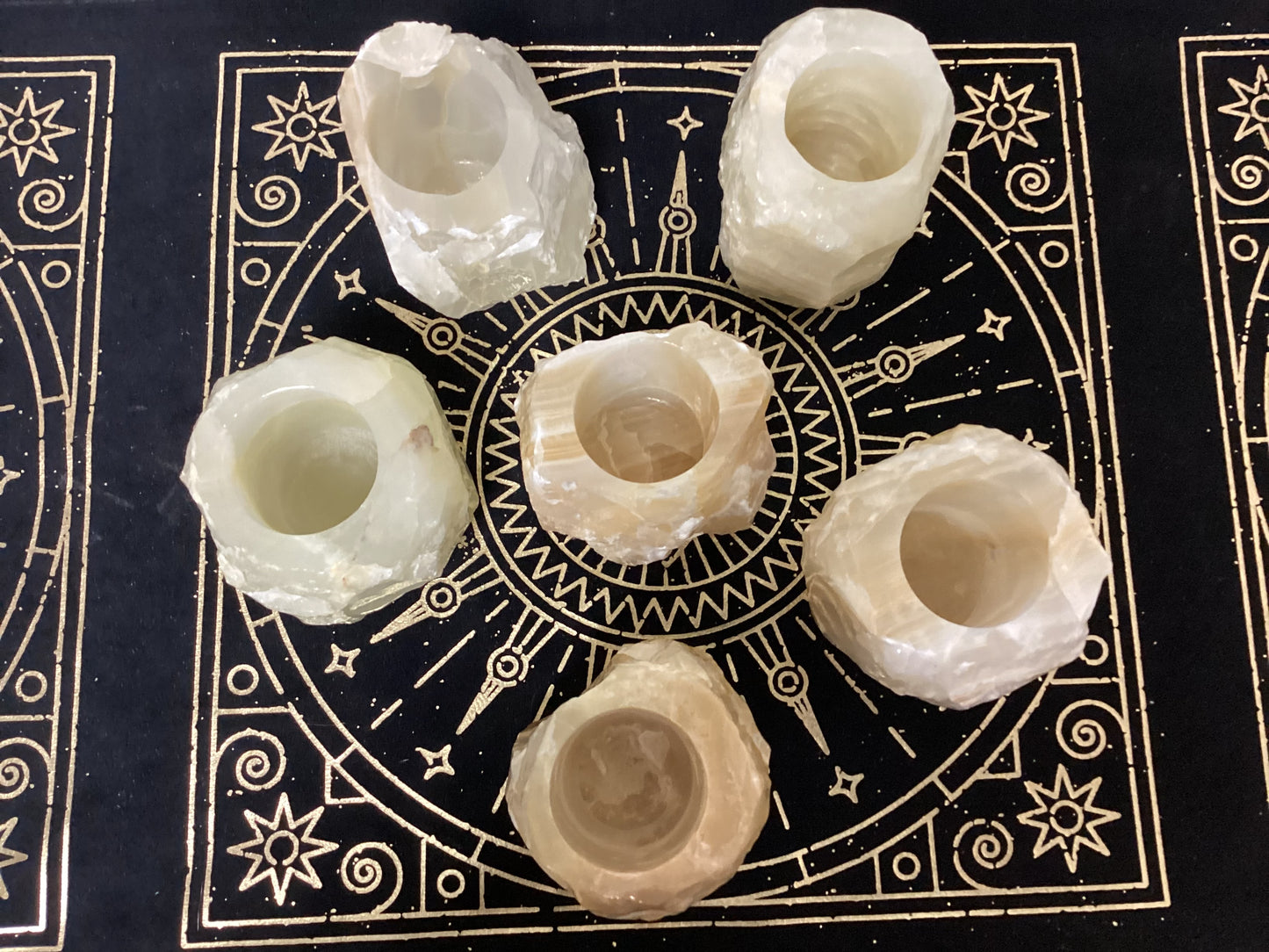 Mexican Onyx Candleholders
