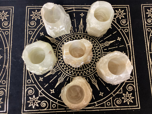 Mexican Onyx Candleholders