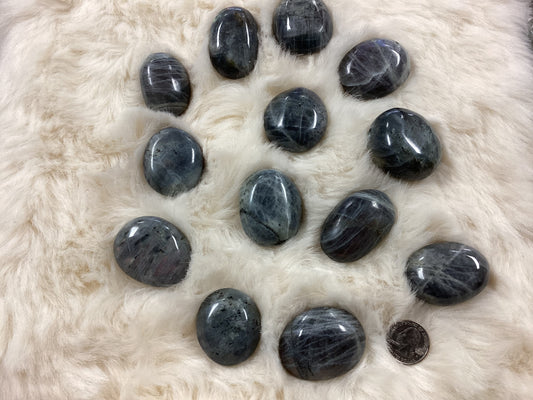 Sunset Labradorite Palm Stones - Medium