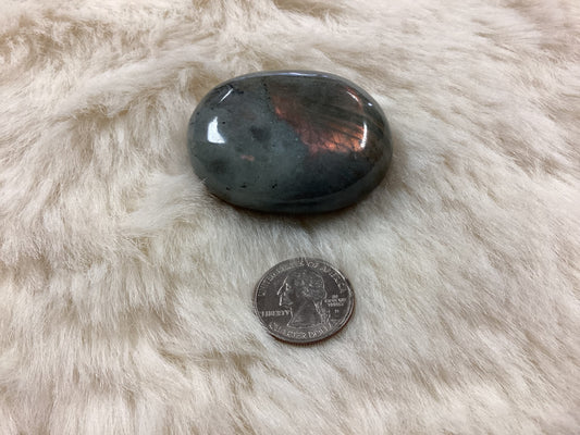 Labradorite Palm Stone - Large