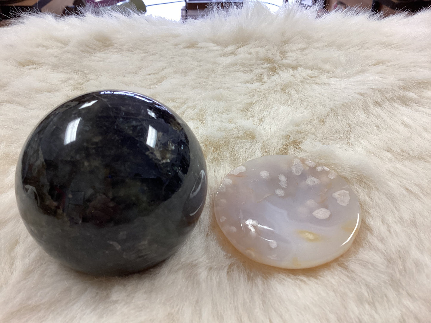 Flower Agate Crystal Bowls