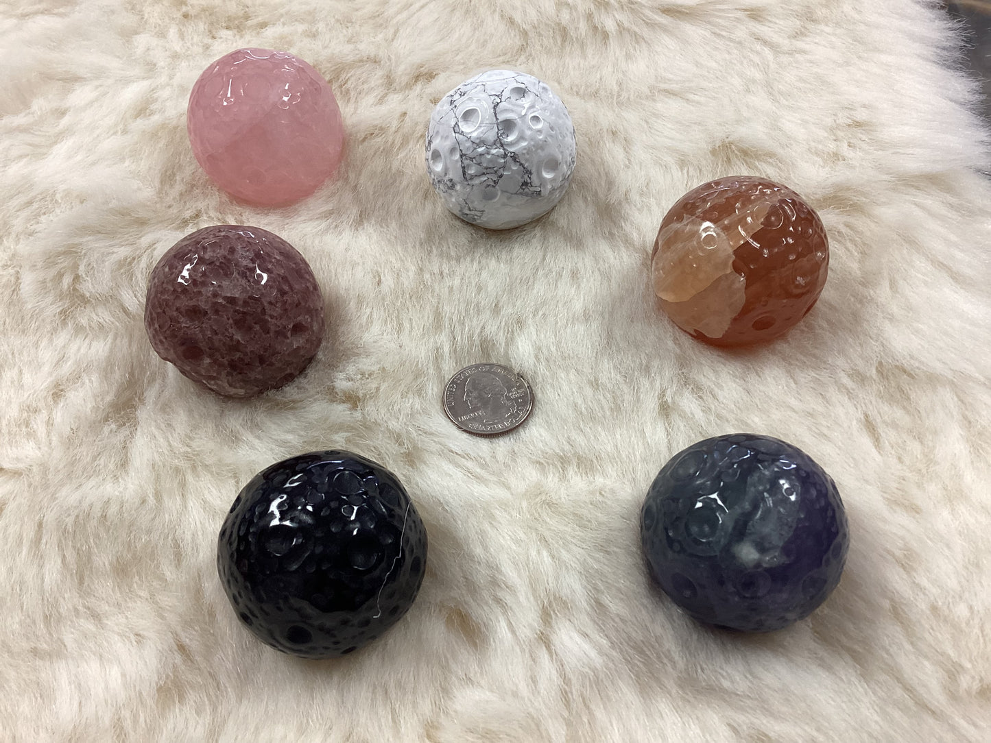 Mixed Crystal Moon Spheres