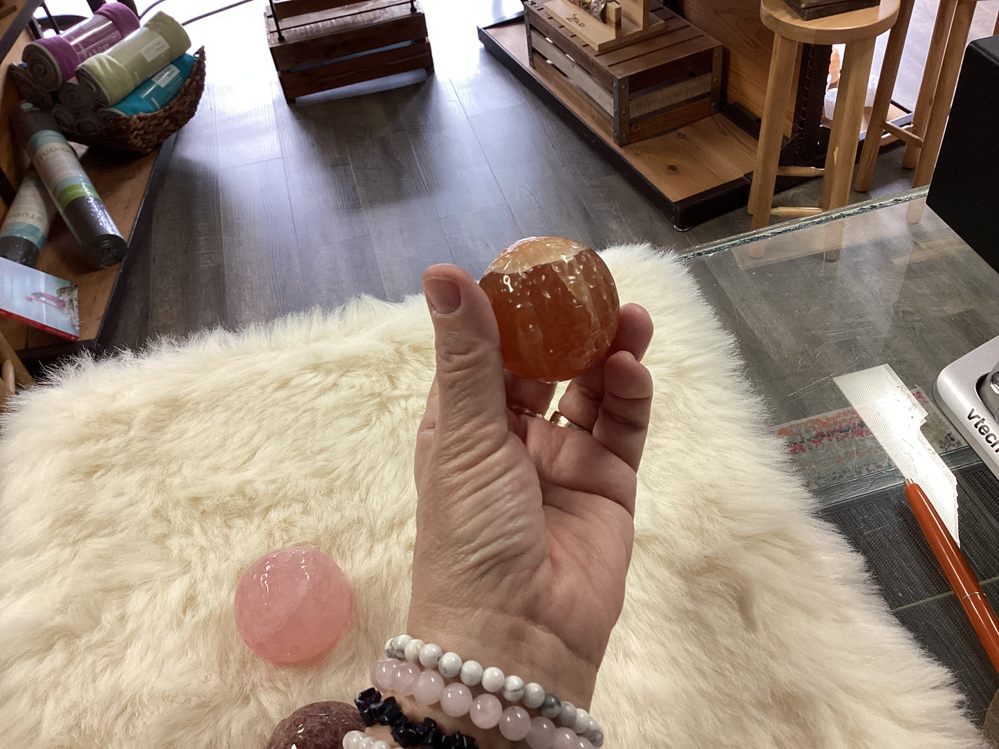 Mixed Crystal Moon Spheres