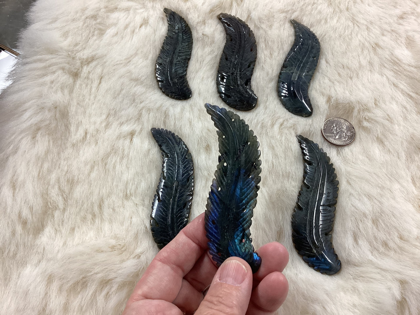 Labradorite Feather