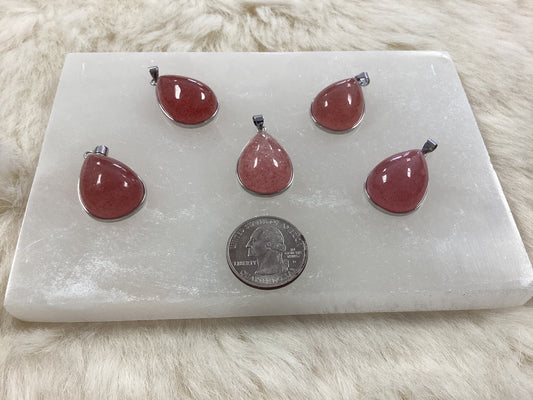 Strawberry Quartz Pendants