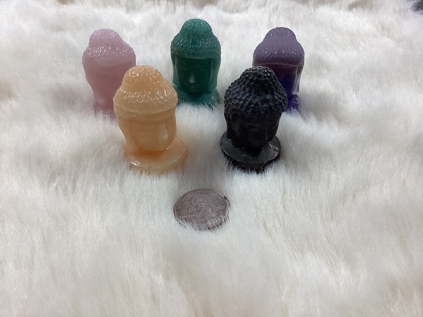 Crystal Guanyin Female Buddha Head