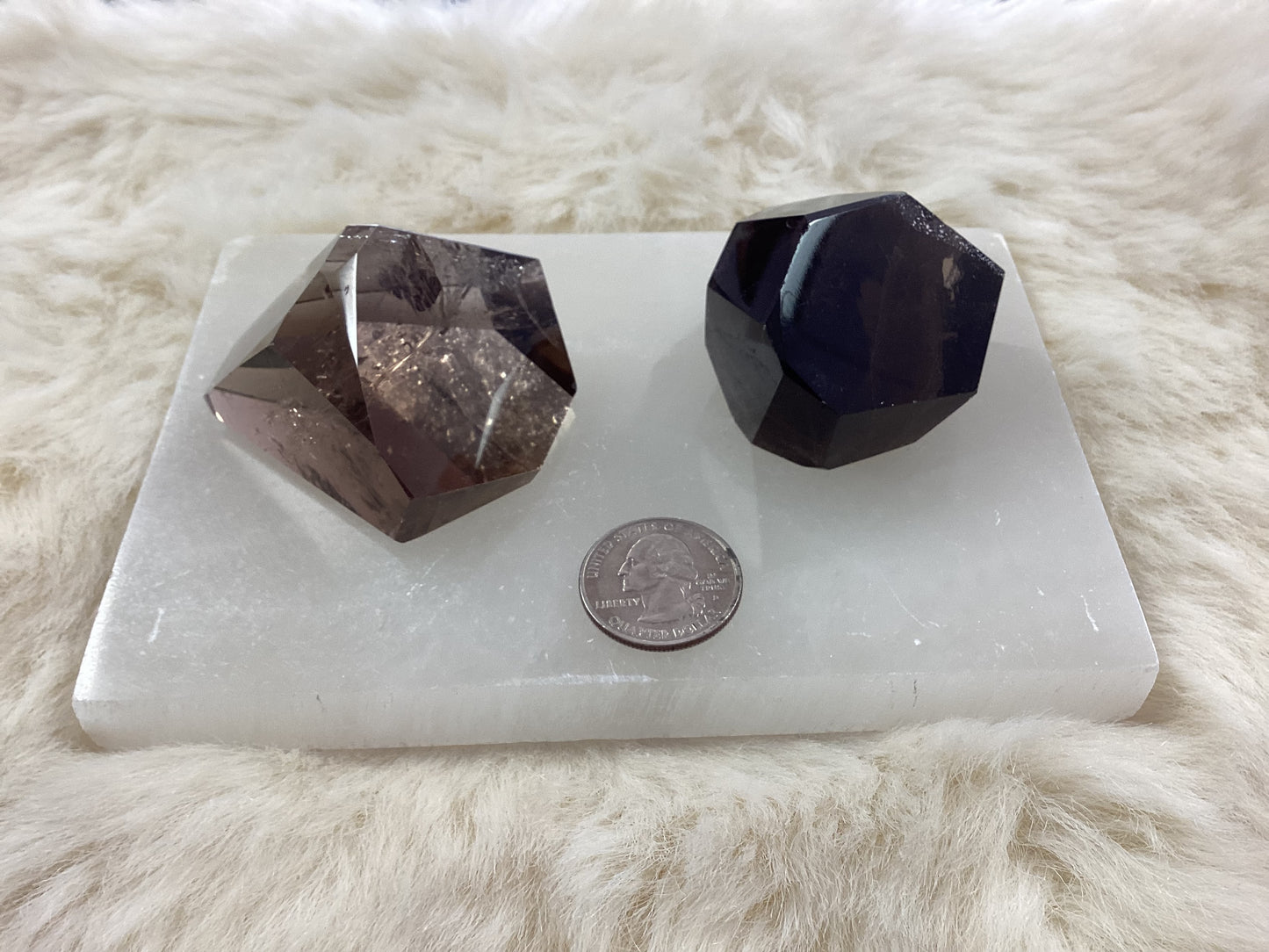 Smoky Quartz Crystal Polished Freeforms - Medium