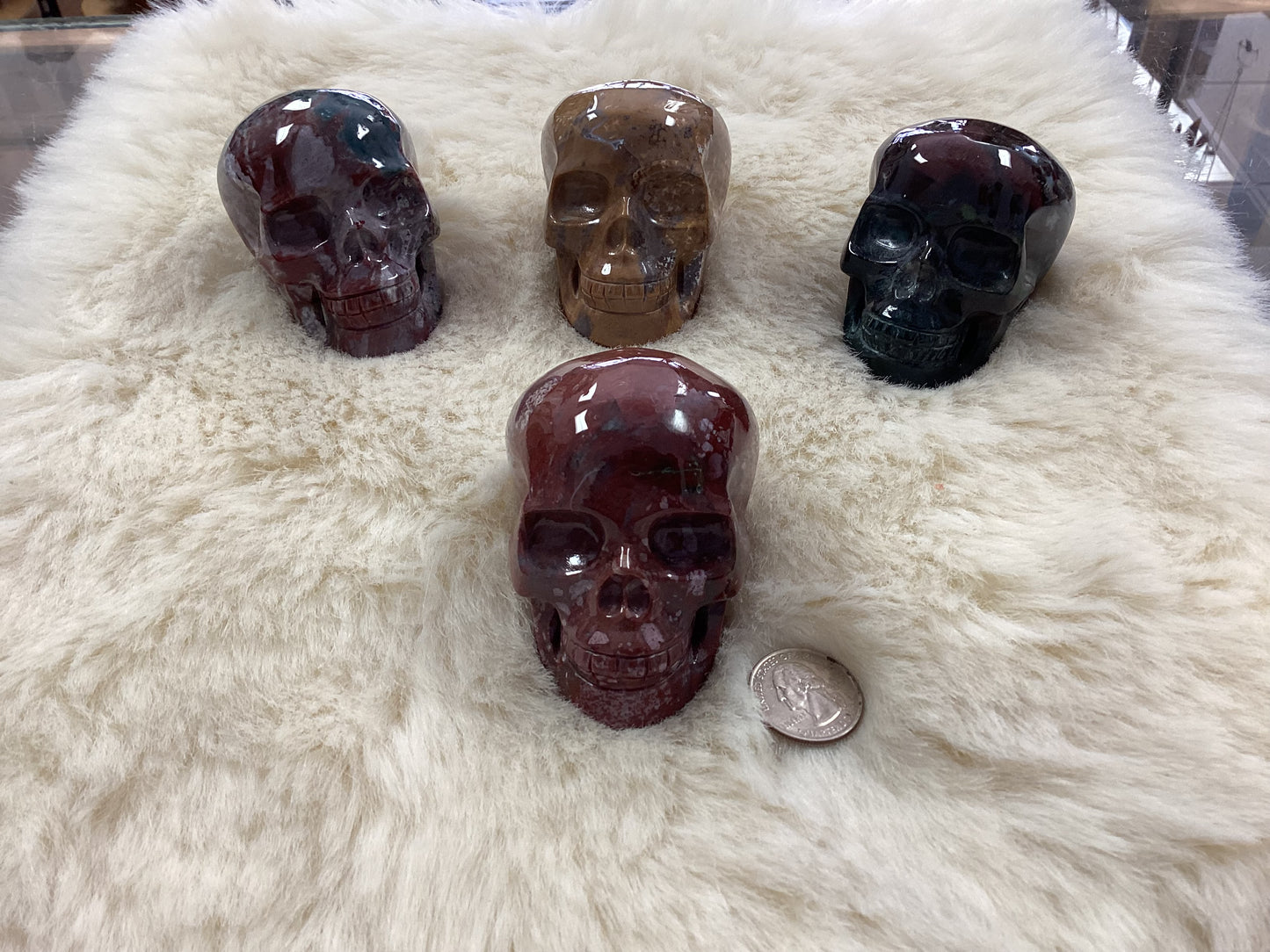 Ocean Jasper Crystal Skulls