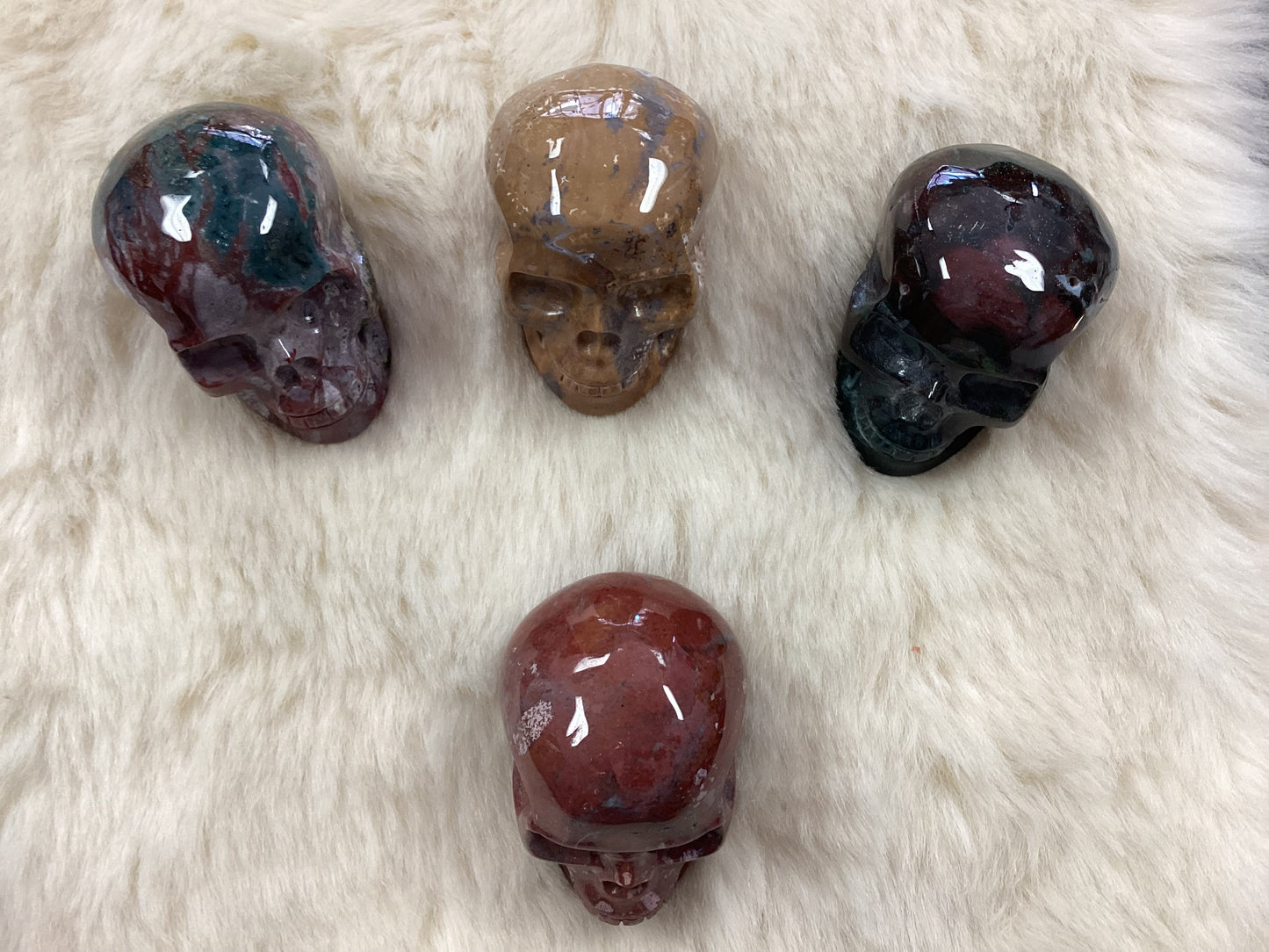 Ocean Jasper Crystal Skulls