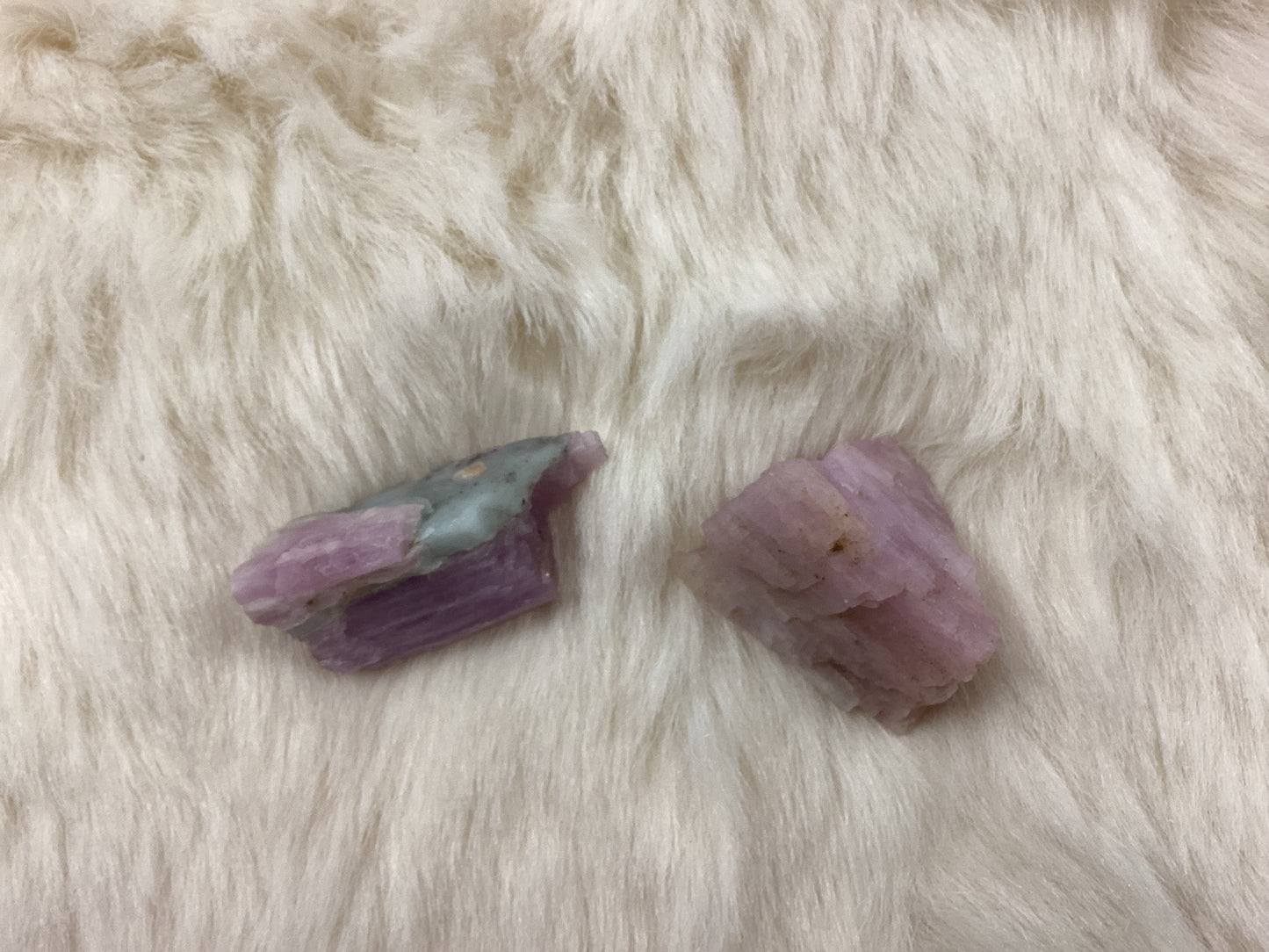 Raw Kunzite Crystals - Small