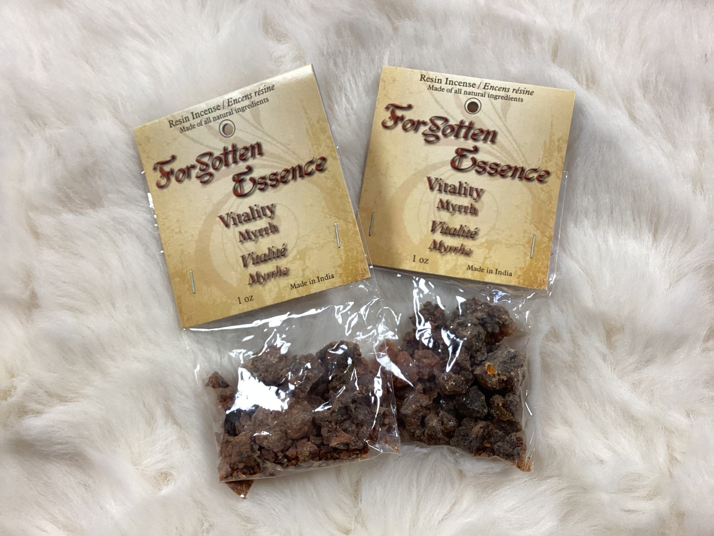Forgotten Essence Resin Incense - Myrrh