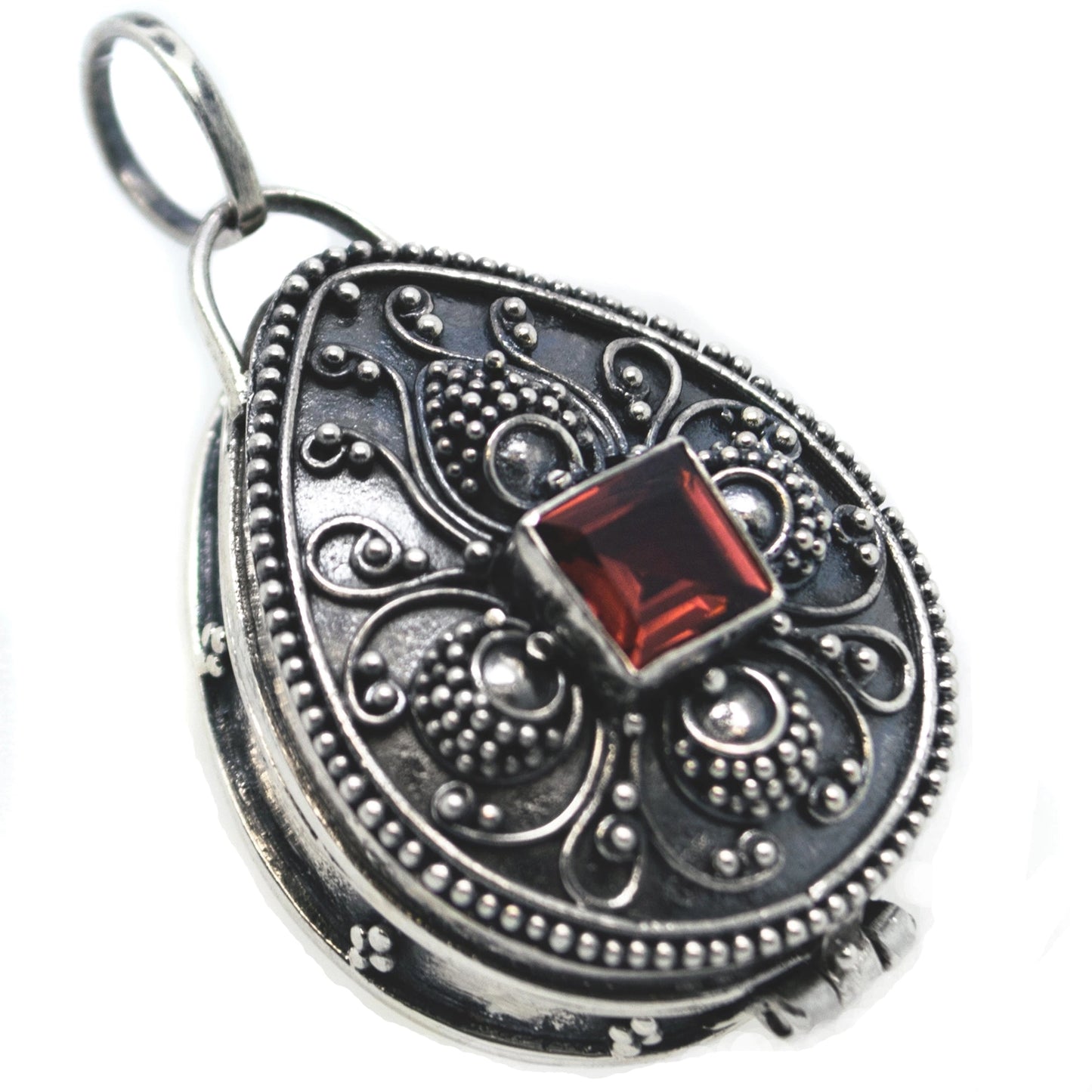 Scorched Steampunk Trinket Locket Pendant