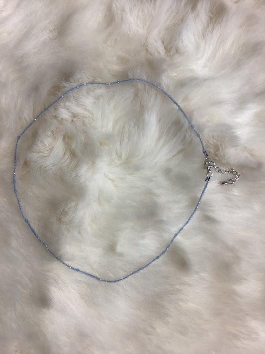 Aquamarine Crystal Necklace