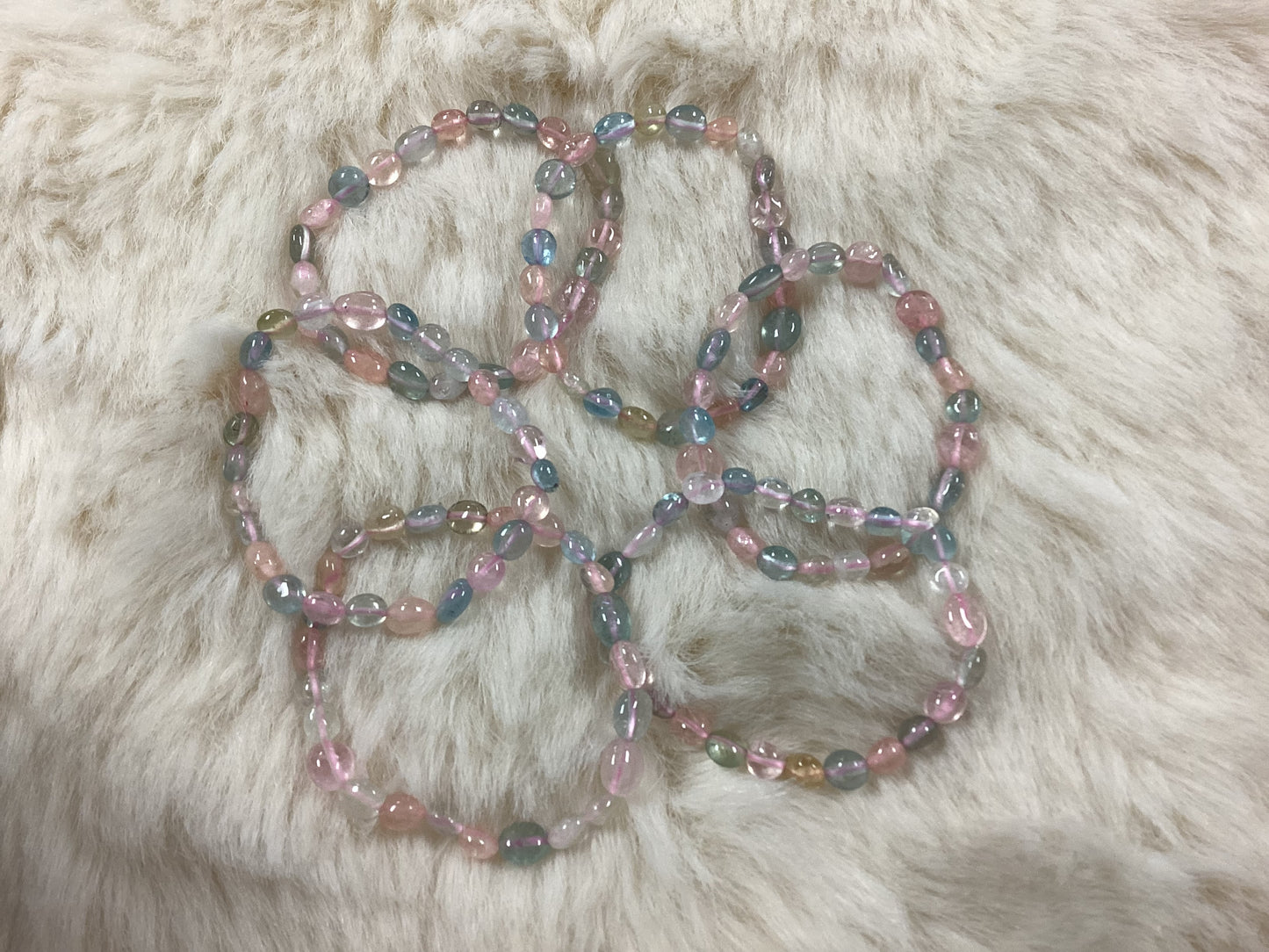 Elastic Bracelets - Morganite