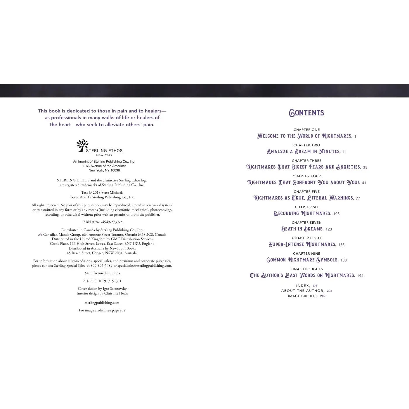 Nightmares - The Dark Side of Dreams and Dreaming - Book