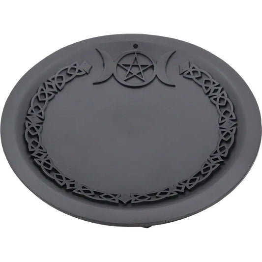 Cast Iron Offering Plate - Incense Holder